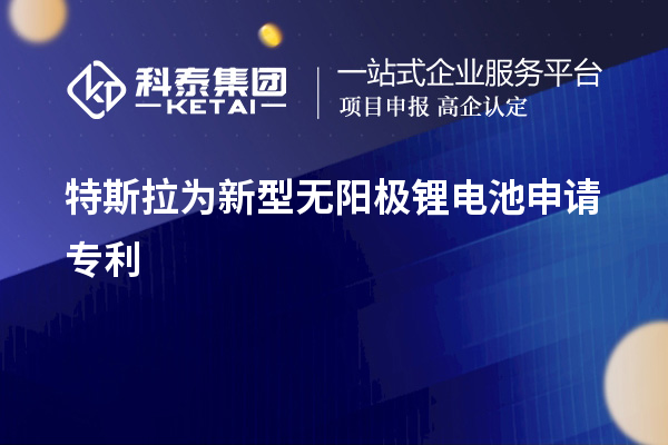 特斯拉為新型無陽(yáng)極鋰電池申請(qǐng)專利