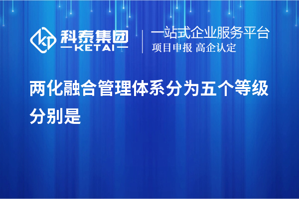 兩化融合管理體系分為五個等級分別是