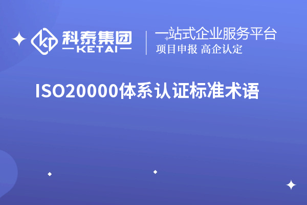 ISO20000體系認(rèn)證標(biāo)準(zhǔn)術(shù)語(yǔ)