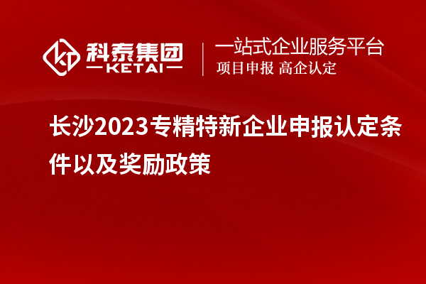 長(zhǎng)沙2023專(zhuān)精特新企業(yè)申報(bào)認(rèn)定條件以及獎(jiǎng)勵(lì)政策