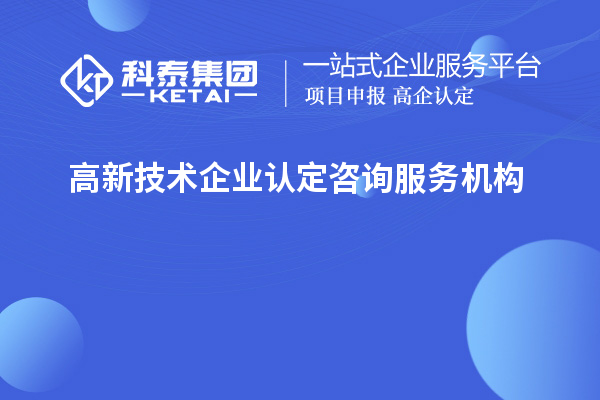 高新技術(shù)企業(yè)認(rèn)定咨詢服務(wù)機(jī)構(gòu)