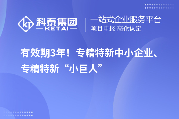 有效期3年！<a href=http://m.gif521.com/fuwu/zhuanjingtexin.html target=_blank class=infotextkey>專精特新中小企業(yè)</a>、專精特新“小巨人”