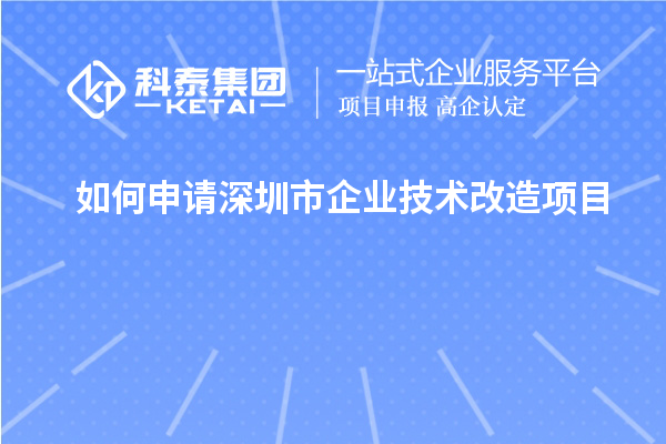 深圳市企業(yè)技術(shù)改造項(xiàng)目申請(qǐng)攻略：步驟與要點(diǎn)解析