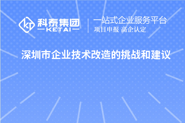 深圳市企業(yè)技術(shù)改造：面臨的挑戰(zhàn)與應(yīng)對(duì)建議