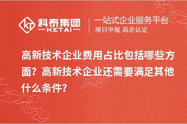 高新技術(shù)企業(yè)費用占比包括哪些方面？高新技術(shù)企業(yè)還需要滿足其他什么條件？