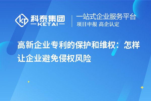 高新企業(yè)專利的保護和維權(quán)：怎樣讓企業(yè)避免侵權(quán)風(fēng)險