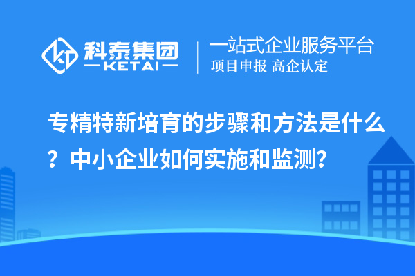 專精特新培育的步驟和方法是什么？中小企業(yè)如何實(shí)施和監(jiān)測？