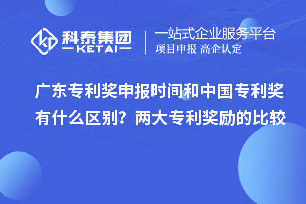 廣東專利獎申報時間和中國專利獎有什么區(qū)別？兩大專利獎勵的比較