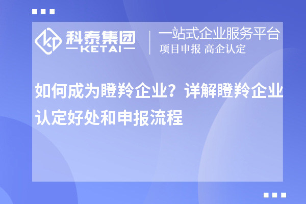 如何成為瞪羚企業(yè)？詳解<a href=http://m.gif521.com/fuwu/dengling.html target=_blank class=infotextkey>瞪羚企業(yè)認(rèn)定</a>好處和申報流程