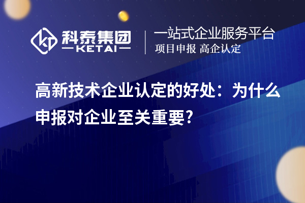 高新技術(shù)企業(yè)認(rèn)定的好處：為什么申報(bào)對企業(yè)至關(guān)重要?