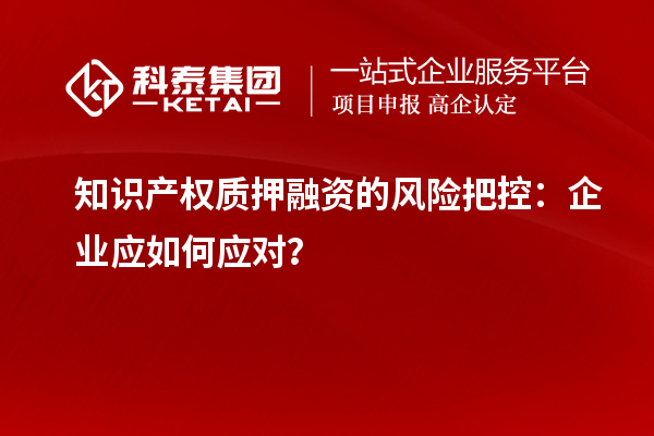 知識產(chǎn)權質(zhì)押融資的風險把控：企業(yè)應如何應對？