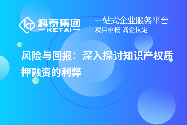 風(fēng)險與回報：深入探討知識產(chǎn)權(quán)質(zhì)押融資的利弊