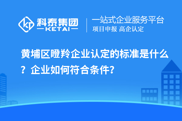 黃埔區(qū)<a href=http://m.gif521.com/fuwu/dengling.html target=_blank class=infotextkey>瞪羚企業(yè)認(rèn)定</a>的標(biāo)準(zhǔn)是什么？企業(yè)如何符合條件？