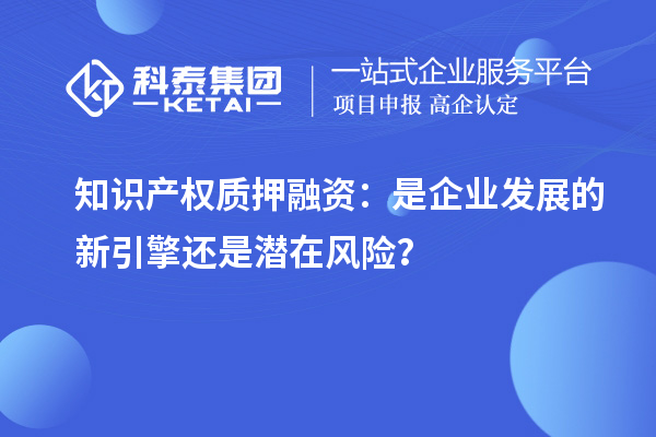 知識產權質押融資：是企業(yè)發(fā)展的新引擎還是潛在風險？