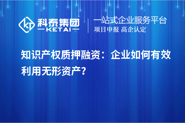 知識(shí)產(chǎn)權(quán)質(zhì)押融資：企業(yè)如何有效利用無形資產(chǎn)？