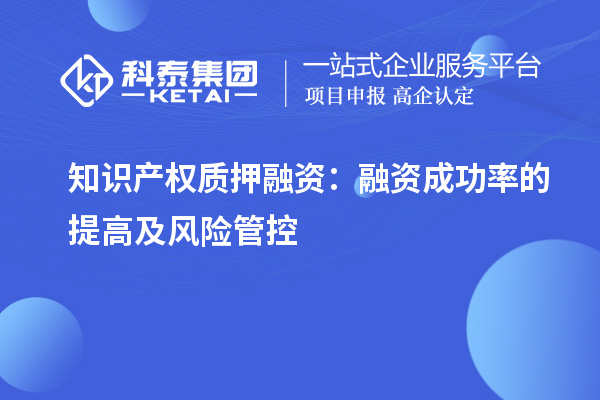 知識(shí)產(chǎn)權(quán)質(zhì)押融資：融資成功率的提高及風(fēng)險(xiǎn)管控